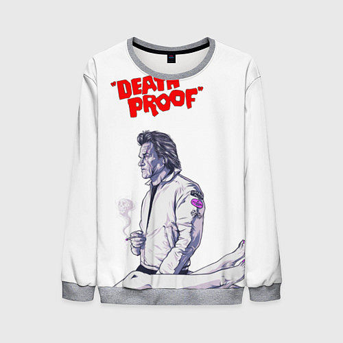 Мужской свитшот Death proof / 3D-Меланж – фото 1