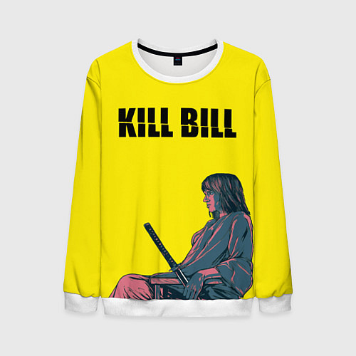 Мужской свитшот Kill Bill / 3D-Белый – фото 1