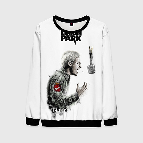 Мужской свитшот Bennington Song / 3D-Черный – фото 1