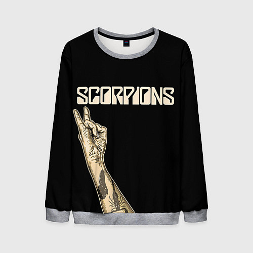 Мужской свитшот Scorpions Rock / 3D-Меланж – фото 1