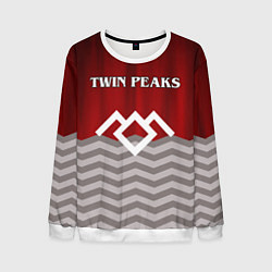 Свитшот мужской Twin Peaks, цвет: 3D-белый