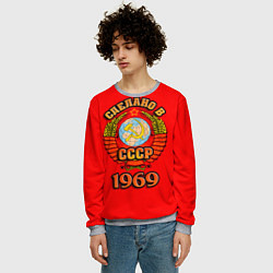 Свитшот мужской Сделано в 1969 СССР, цвет: 3D-меланж — фото 2