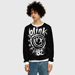 Свитшот мужской Blink-182, цвет: 3D-белый — фото 2