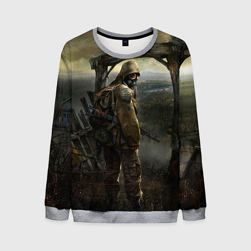 Мужской свитшот STALKER: Call of Pripyat / 3D-Меланж – фото 1