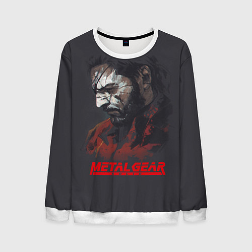 Мужской свитшот Metal Gear Solid / 3D-Белый – фото 1