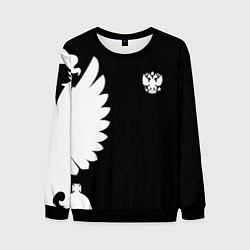 Свитшот мужской Russia - Black collection, цвет: 3D-черный