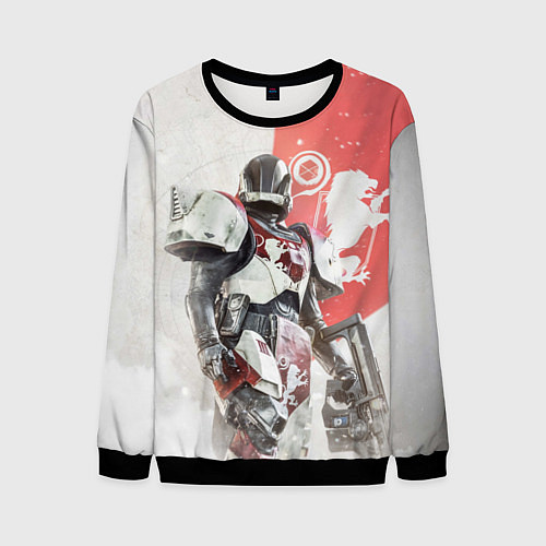 Мужской свитшот Destiny: Red / 3D-Черный – фото 1