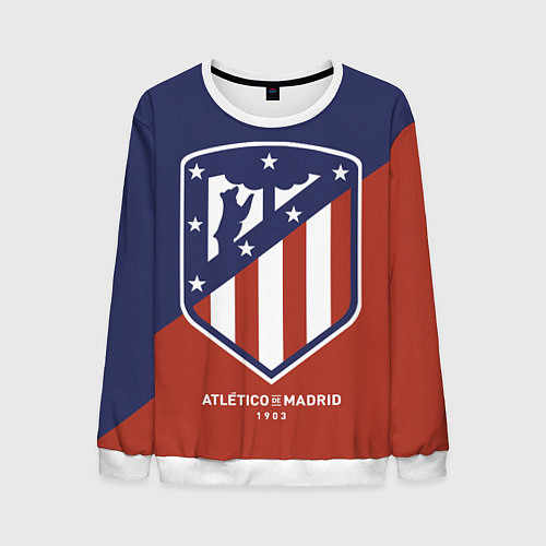 Мужской свитшот Atletico Madrid FC 1903 / 3D-Белый – фото 1