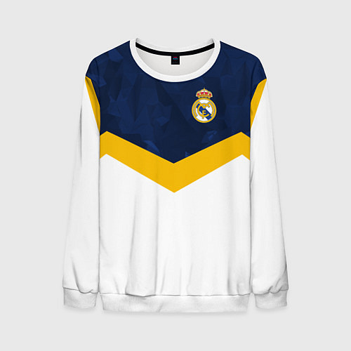 Мужской свитшот Real Madrid FC: Sport / 3D-Белый – фото 1