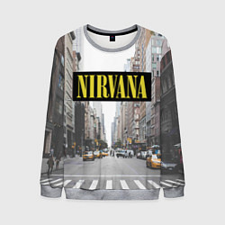 Свитшот мужской Nirvana City, цвет: 3D-меланж
