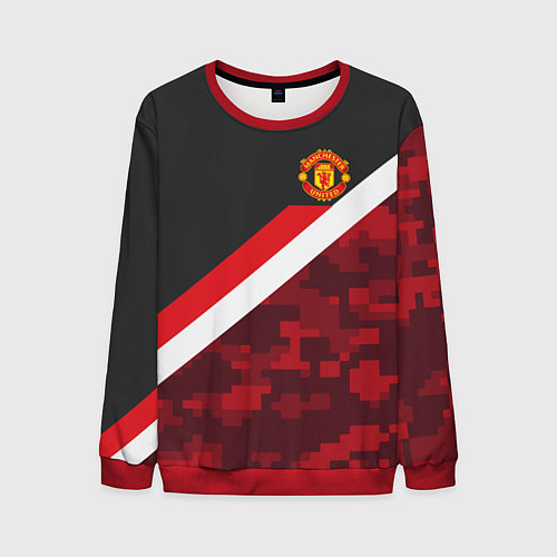 Мужской свитшот Man UTD FC: Sport Camo / 3D-Красный – фото 1