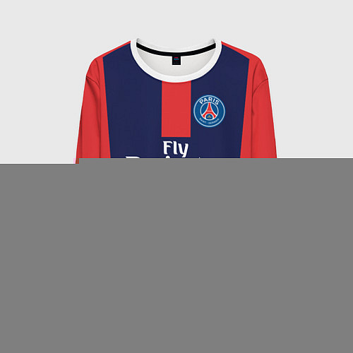 Мужской свитшот PSG FC: Red 2018 / 3D-Белый – фото 1