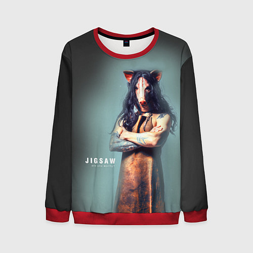 Мужской свитшот Jigsaw 2 / 3D-Красный – фото 1
