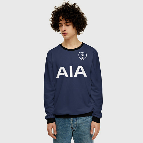 Мужской свитшот Tottenham FC: Kein Away 17/18 / 3D-Черный – фото 3