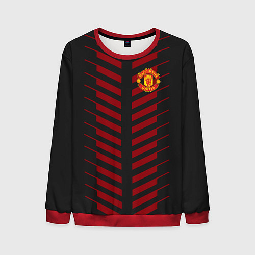 Мужской свитшот FC Manchester United: Creative / 3D-Красный – фото 1