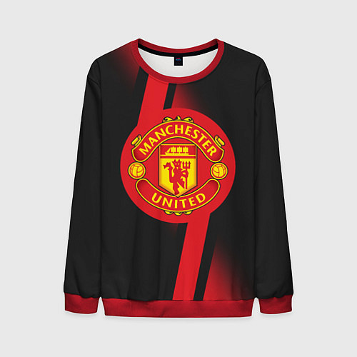 Мужской свитшот FC Manchester United: Storm / 3D-Красный – фото 1