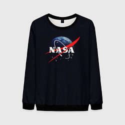 Свитшот мужской NASA: Black Space, цвет: 3D-черный