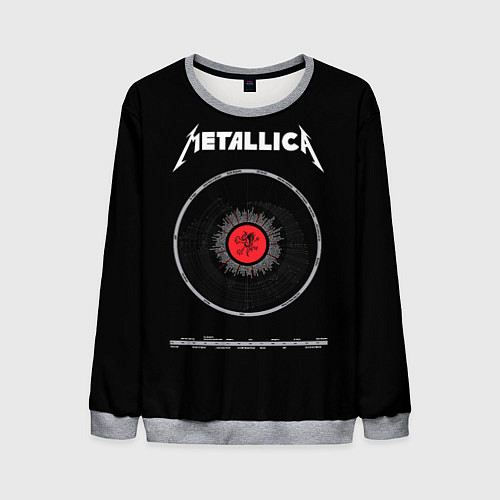 Мужской свитшот Metallica Vinyl / 3D-Меланж – фото 1