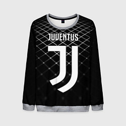 Свитшот мужской FC Juventus: Black Lines, цвет: 3D-меланж