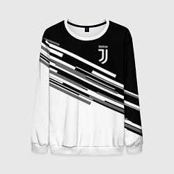 Свитшот мужской FC Juventus: B&W Line, цвет: 3D-белый