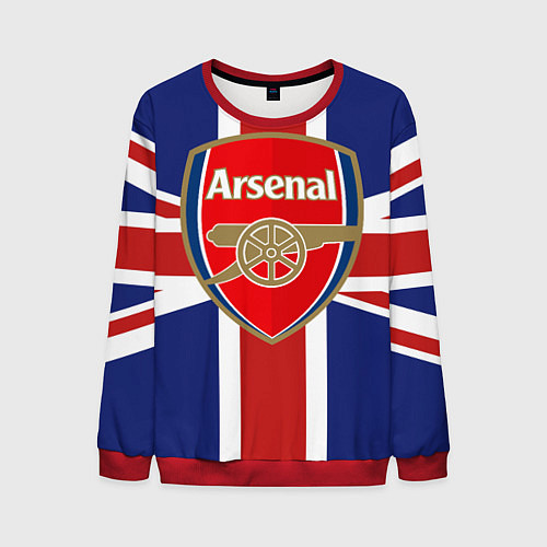 Мужской свитшот FC Arsenal: England / 3D-Красный – фото 1