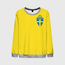 Свитшот мужской Сборная Швеции, цвет: 3D-меланж