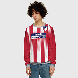 Свитшот мужской FC Atletico Madrid: Griezmann Home 18/19, цвет: 3D-меланж — фото 2