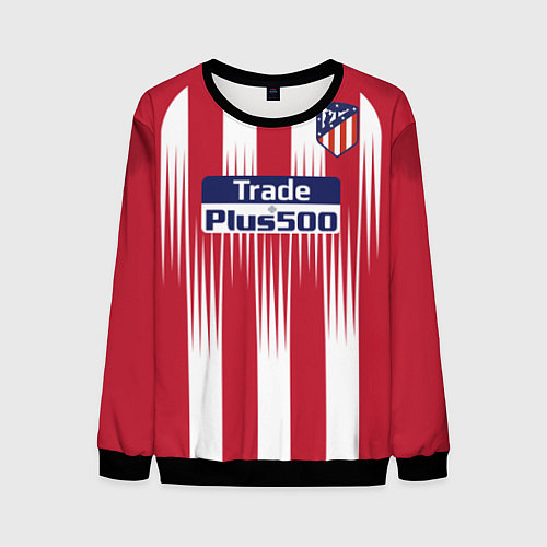 Мужской свитшот FC Atletico Madrid: Griezmann Home 18/19 / 3D-Черный – фото 1