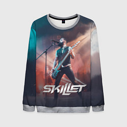 Свитшот мужской Skillet: John Cooper, цвет: 3D-меланж