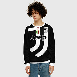 Свитшот мужской FC Juventus: FIFA 2018, цвет: 3D-белый — фото 2