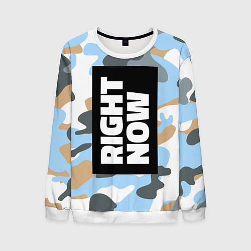 Мужской свитшот Off-White: Military Right Now / 3D-Белый – фото 1