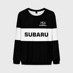Свитшот мужской Subaru: Black Sport, цвет: 3D-черный