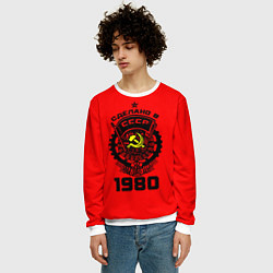 Свитшот мужской Сделано в СССР 1980, цвет: 3D-белый — фото 2