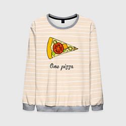 Мужской свитшот One Love - One pizza