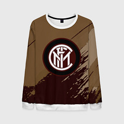 Свитшот мужской FC Inter: Abstract style, цвет: 3D-белый
