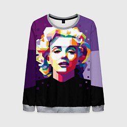 Свитшот мужской Marilyn Monroe, цвет: 3D-меланж