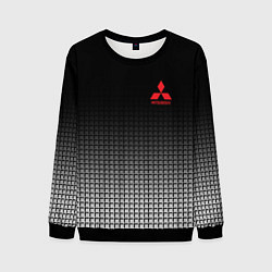 Свитшот мужской MITSUBISHI SPORT, цвет: 3D-черный