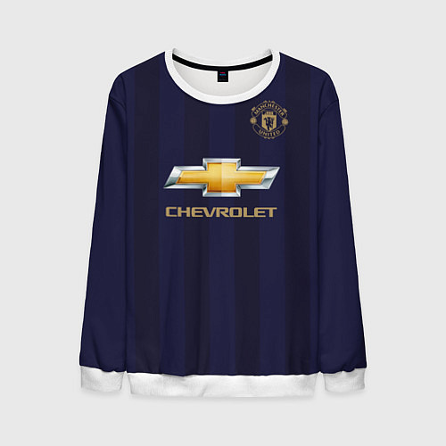 Мужской свитшот FC MU: Pogba Away 18/19 / 3D-Белый – фото 1