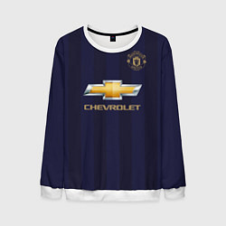 Свитшот мужской FC MU: Pogba Away 18/19, цвет: 3D-белый