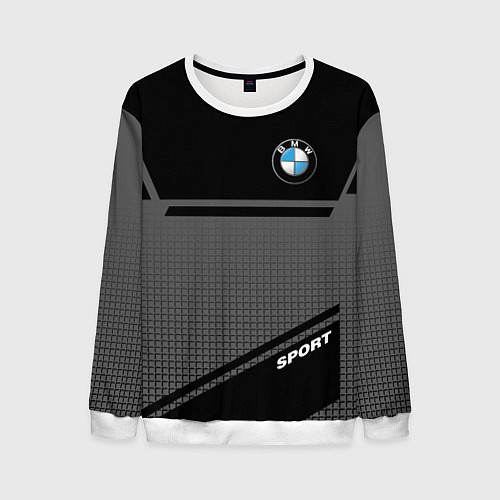 Мужской свитшот BMW SPORT БМВ СПОРТ / 3D-Белый – фото 1