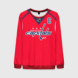 Свитшот мужской Washington Capitals: Ovechkin Red, цвет: 3D-красный