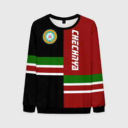 Свитшот мужской Chechnya, Russia, цвет: 3D-черный