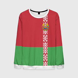 Свитшот мужской Беларусь, цвет: 3D-белый