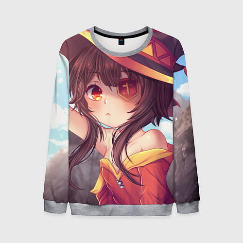 Мужской свитшот KonoSuba / 3D-Меланж – фото 1