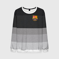 Мужской свитшот ФК Барселона: Серый стиль