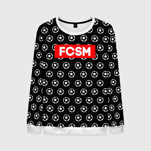 Мужской свитшот FCSM Supreme / 3D-Белый – фото 1