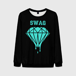 Свитшот мужской Swag diamond, цвет: 3D-черный