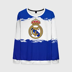 Свитшот мужской Real Madrid FC, цвет: 3D-белый