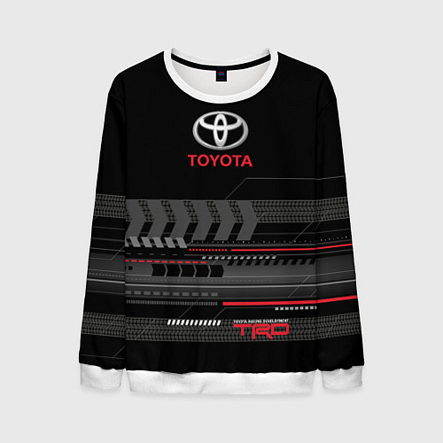 Мужской свитшот Toyota TRD / 3D-Белый – фото 1