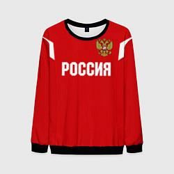 Свитшот мужской Сборная России, цвет: 3D-черный